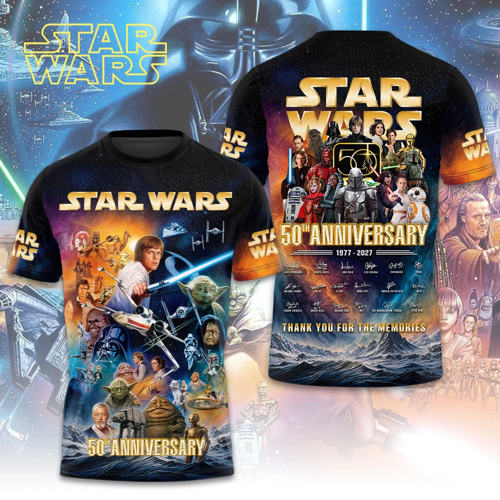 Star Wars 50th Anniversary 3D Apparel - TMTHU10153