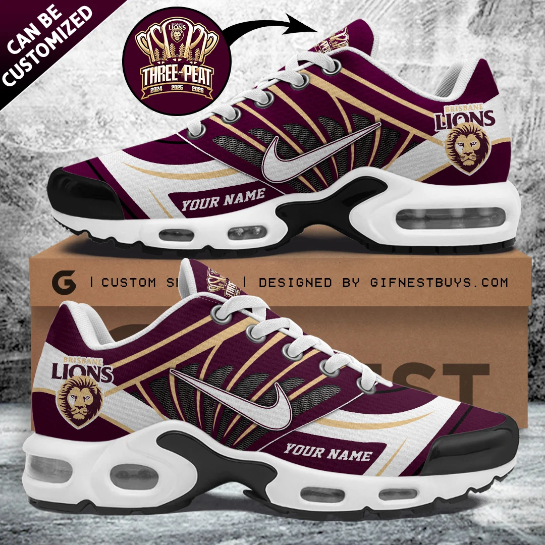 Personalized Brisbane Lions 2026 AFL Premiers Air Max Shoes - TANTN25908