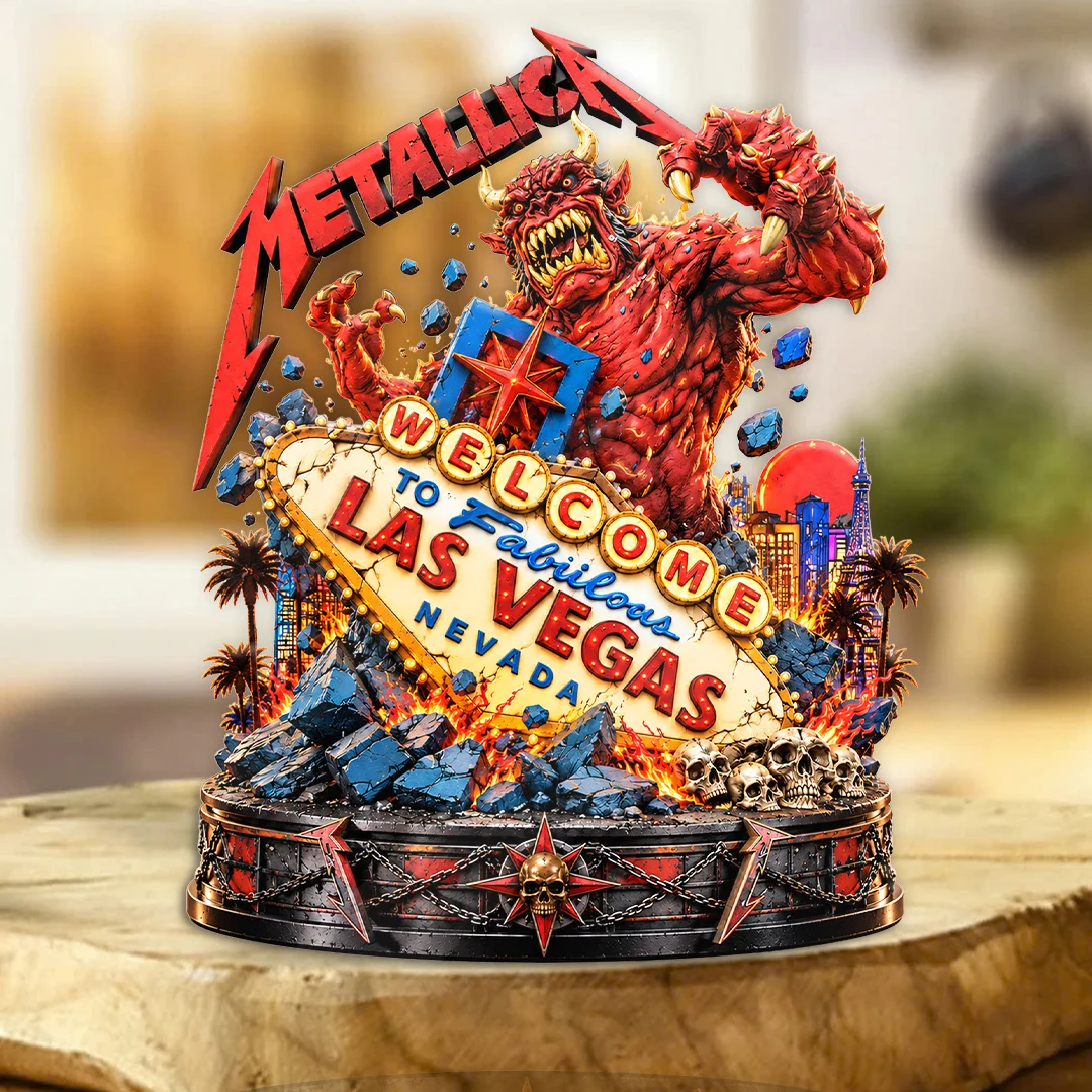 Metallica Custom Shape Acrylic Plaque - TANTN25915