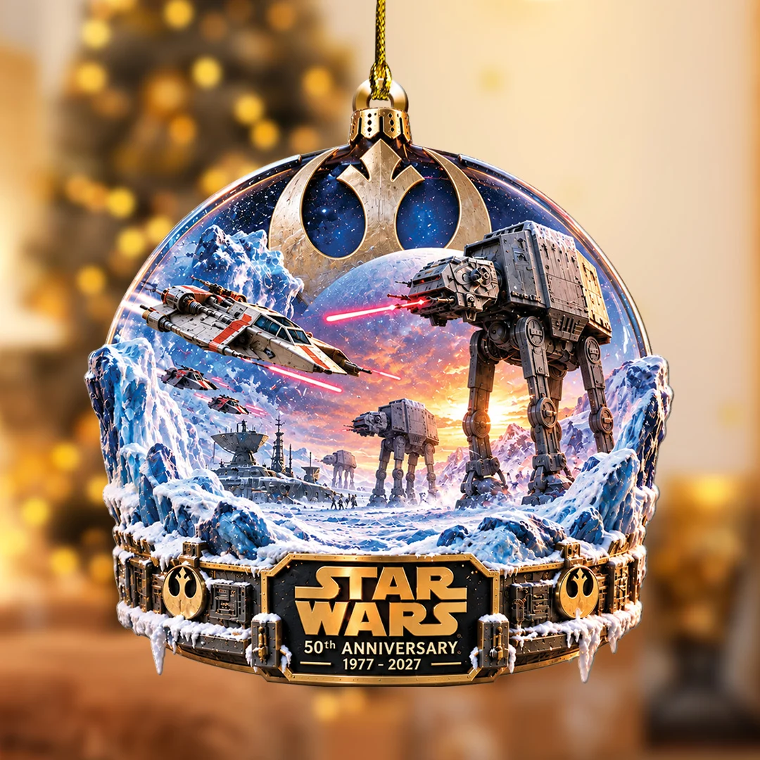 Star Wars 50th Anniversary Custom Shape 2-side Printed Acrylic Ornament - TANTN25921