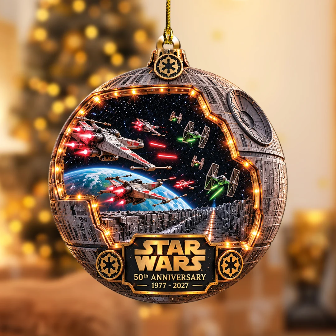 Star Wars 50th Anniversary Custom Shape 2-side Printed Acrylic Ornament - TANTN25922