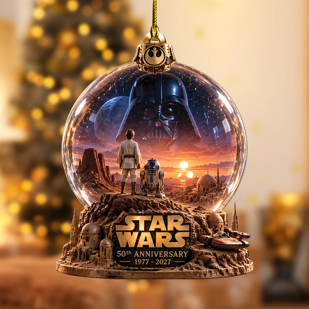 Star Wars 50th Anniversary Custom Shape 2-side Printed Acrylic Ornament - TANTN25923