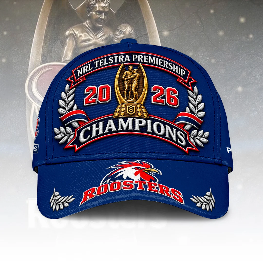 Sydney Roosters 2026 NRL Premiers Classic Cap - TANTN25958