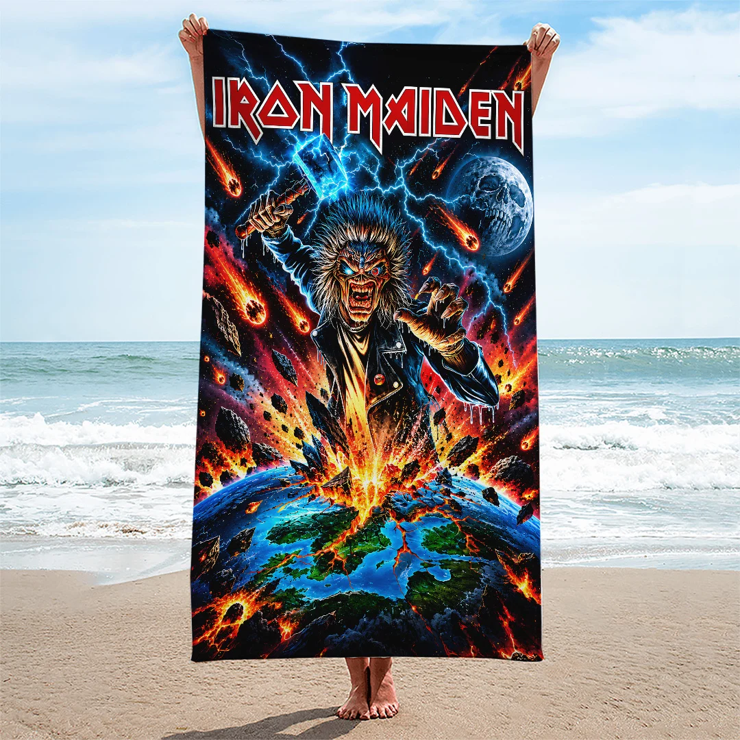 Iron Maiden Rectangle Beach Towel - TANTN25991