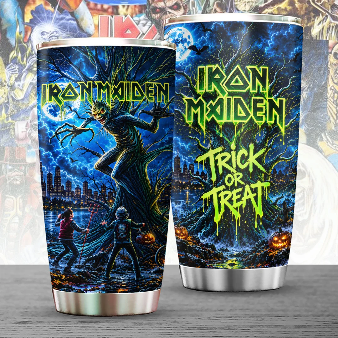 Iron Maiden Fear of the Dark Halloween Tumbler Cup - TANTN26005