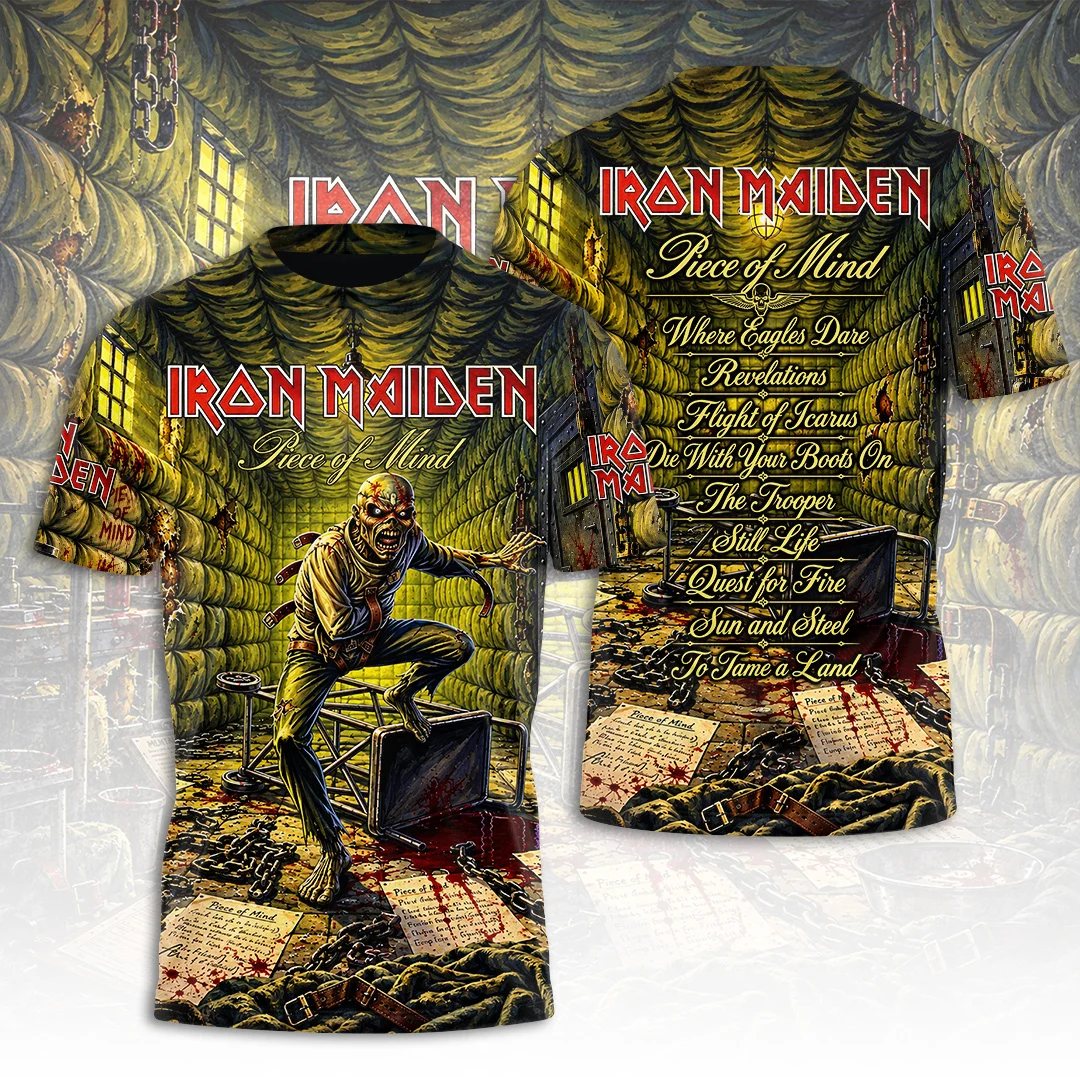 Iron Maiden Piece Of Mind 3D Apparel - TANTN26058