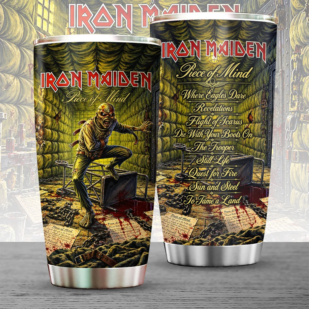 Iron Maiden Piece Of Mind Tumbler Cup - TANTN26059