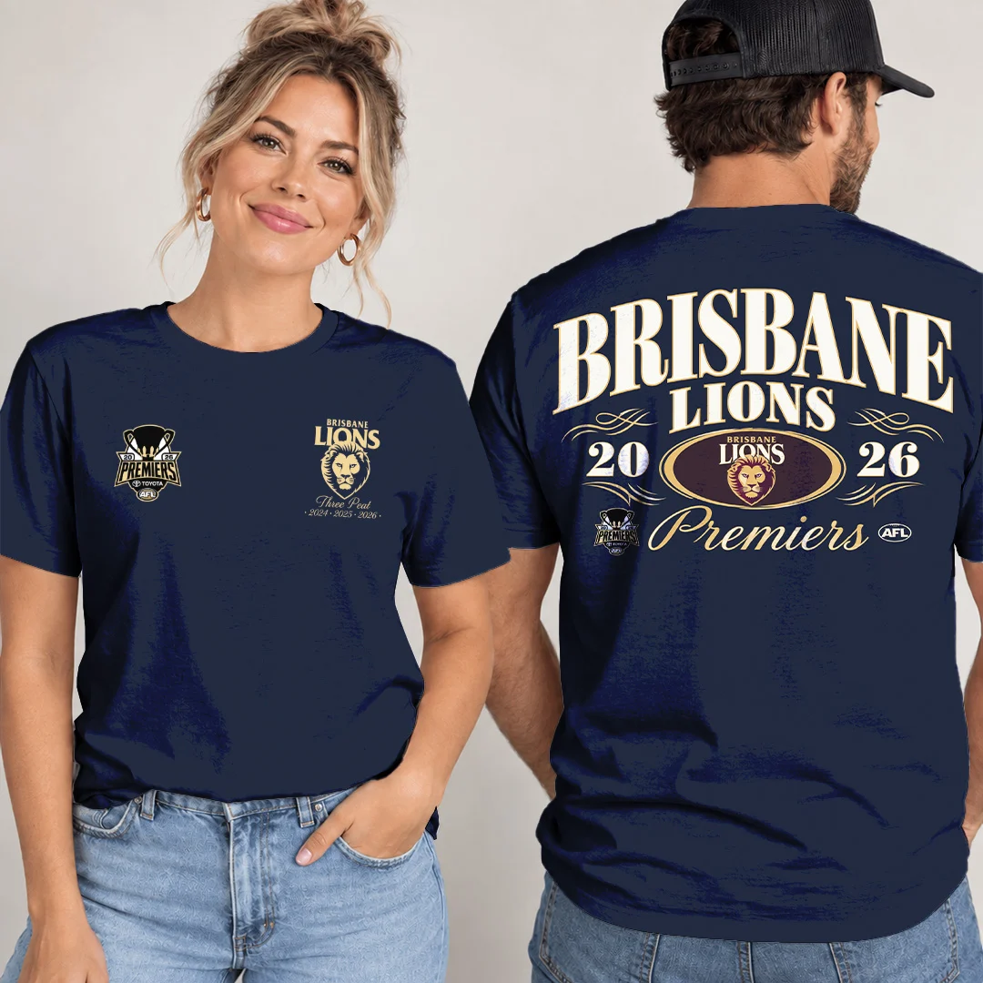 Brisbane Lions 2026 AFL Premiers 3D Apparel - TANTN26111