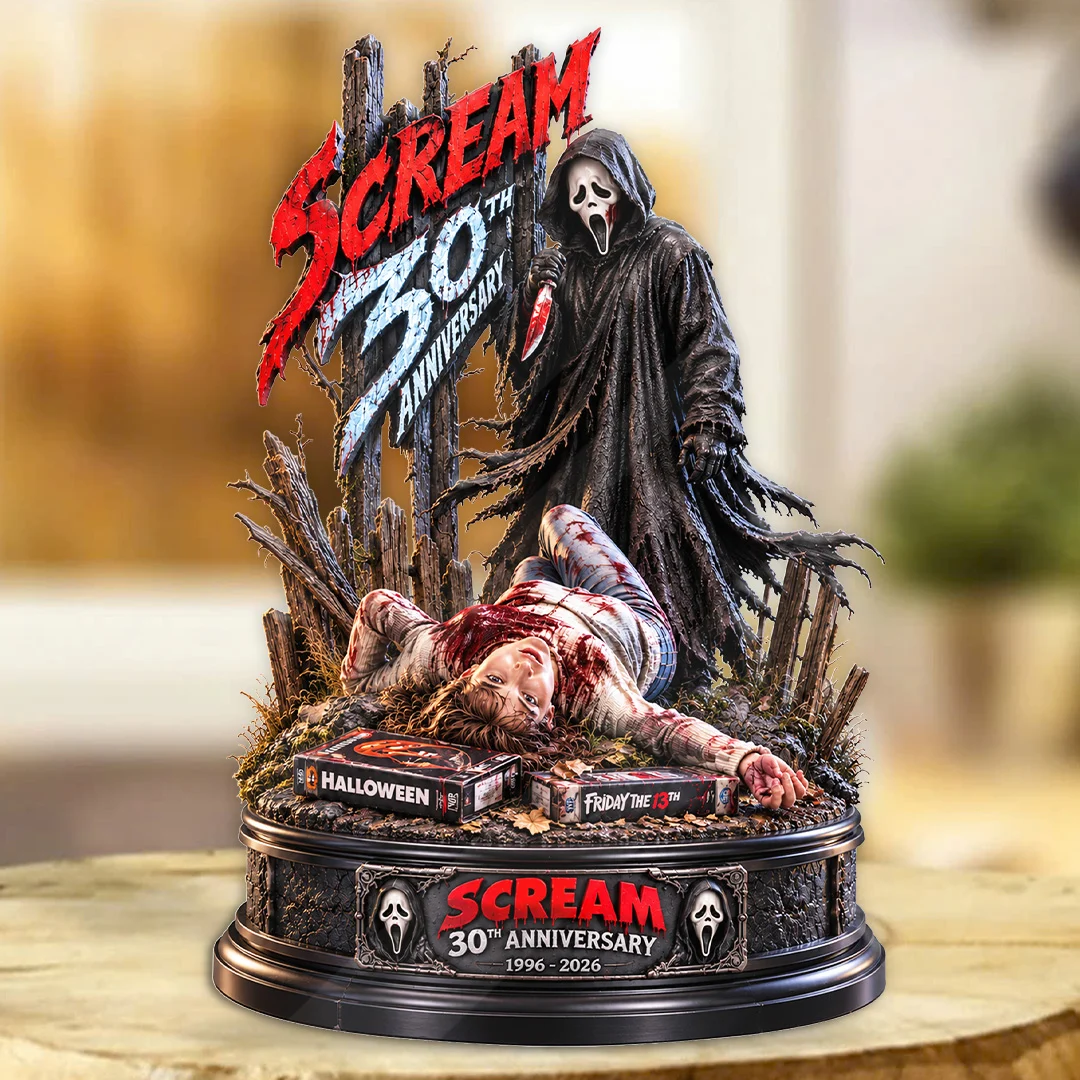 Scream 30th Anniversary 2026 Custom Shape Acrylic Plaque - TANTN26122