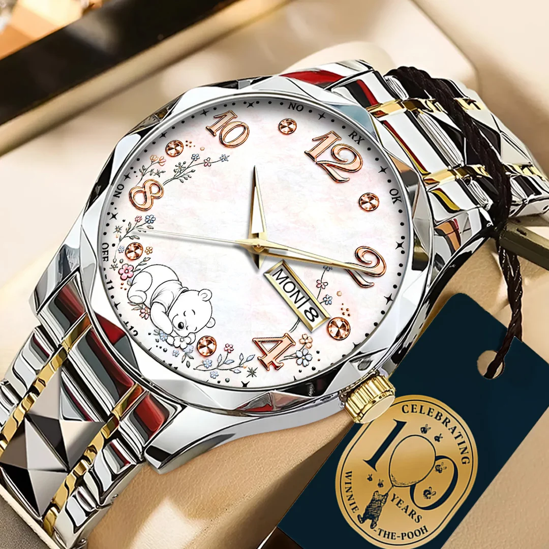 Winnie-the-Pooh 100th Anniversary Alloy Luxury Quartz Watch - TANTN26146