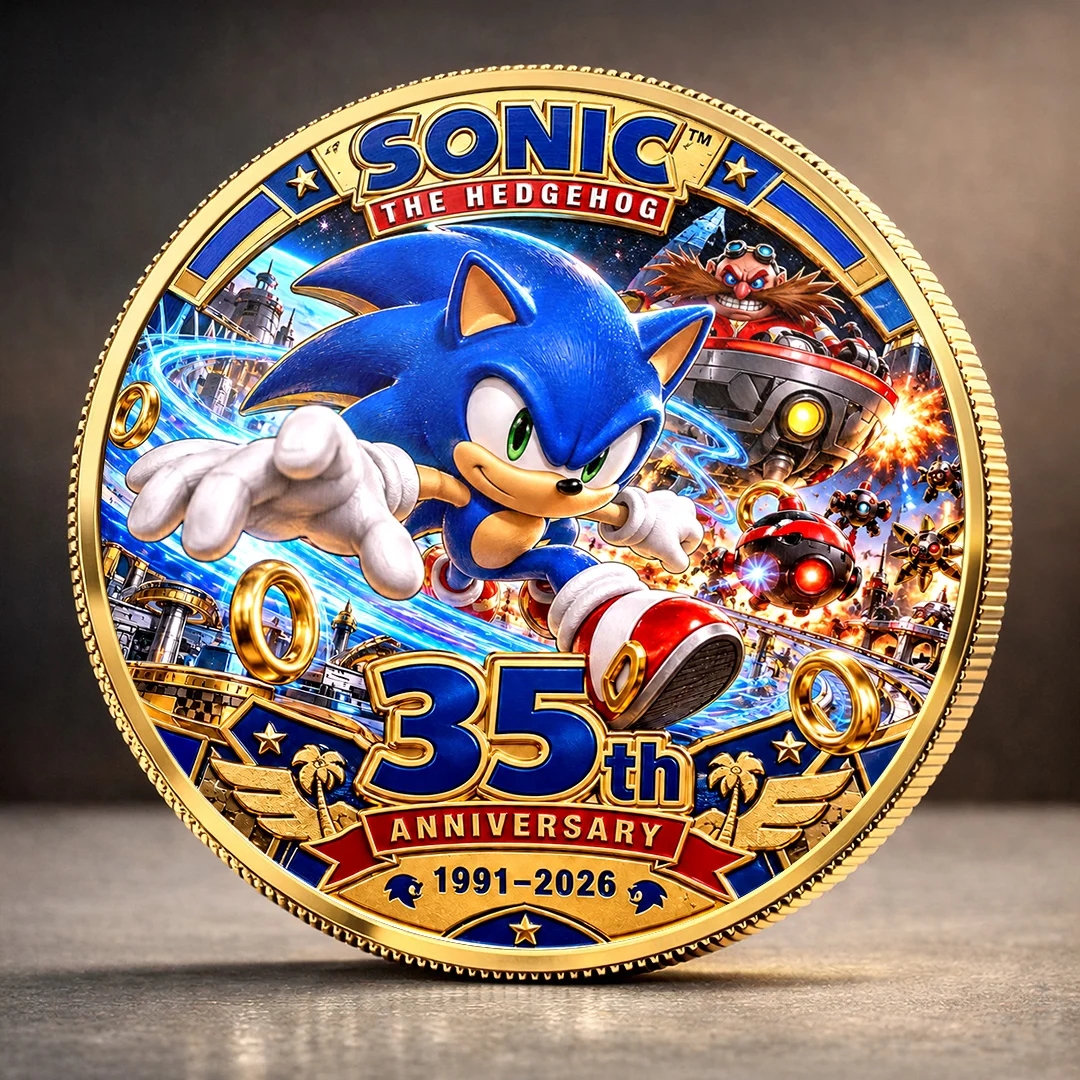 Sonic the Hedgehog 35th Anniversary Commemorative Coin - TANTN26167