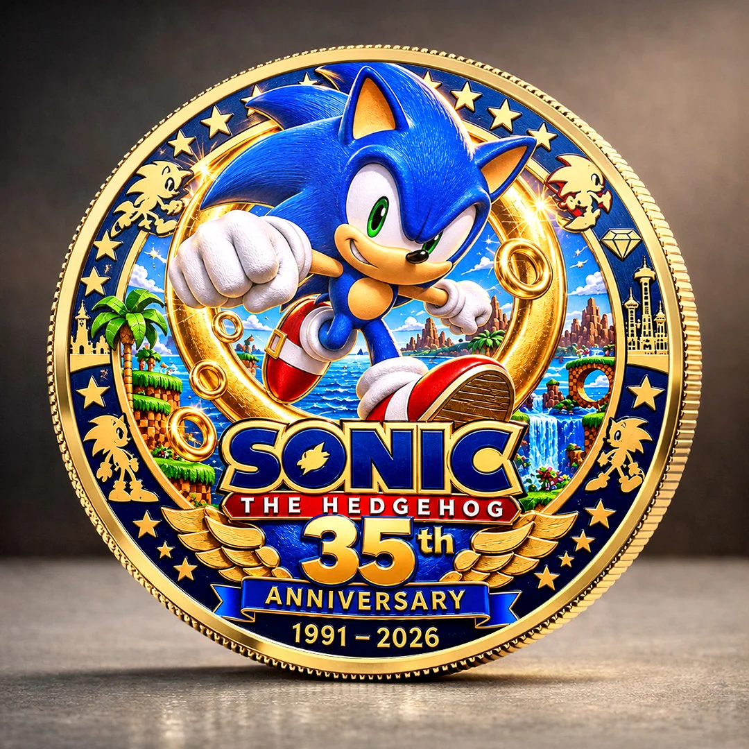 Sonic the Hedgehog 35th Anniversary Commemorative Coin - TANTN26170