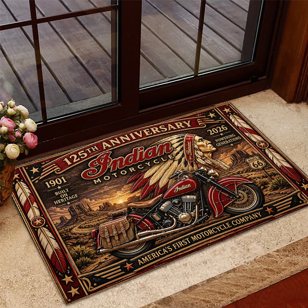 Indian Motorcycle 125th Anniversary 2026 Doormat - TANTN26250