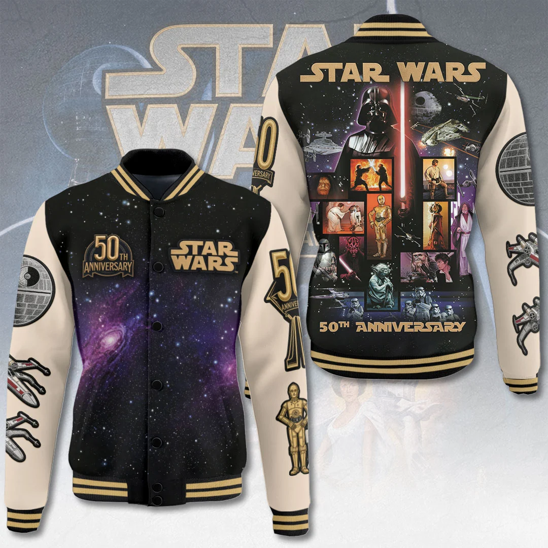 Star Wars 50th Anniversary Varsity Jacket - TMTHU9663