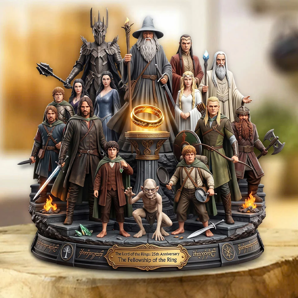 The Lord of the Rings 25th Anniversary Custom Shape Acrylic Plaque - TMTHU9776