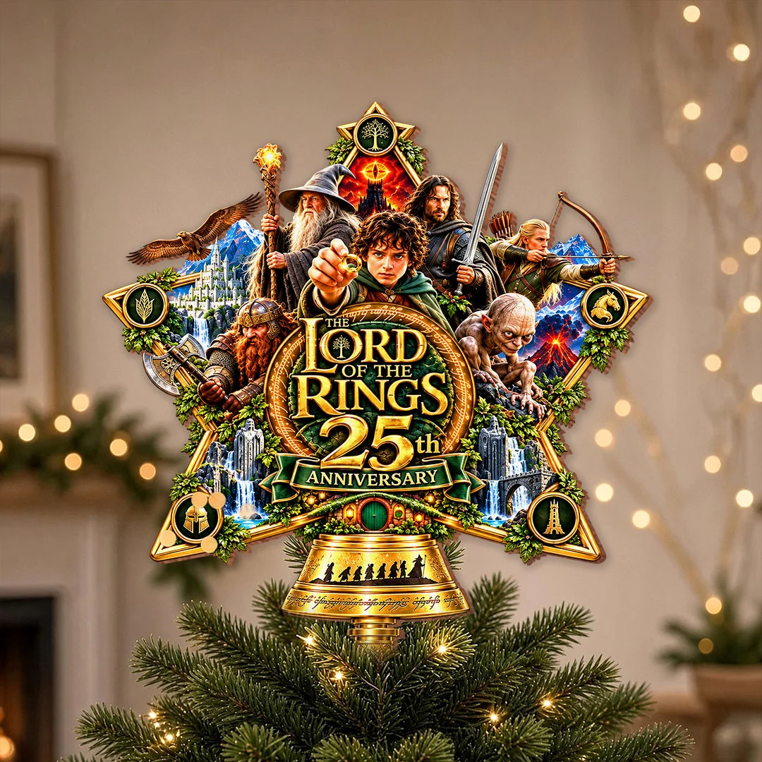 The Lord of the Rings 25th Anniversary Christmas Tree Topper - HOATT21482