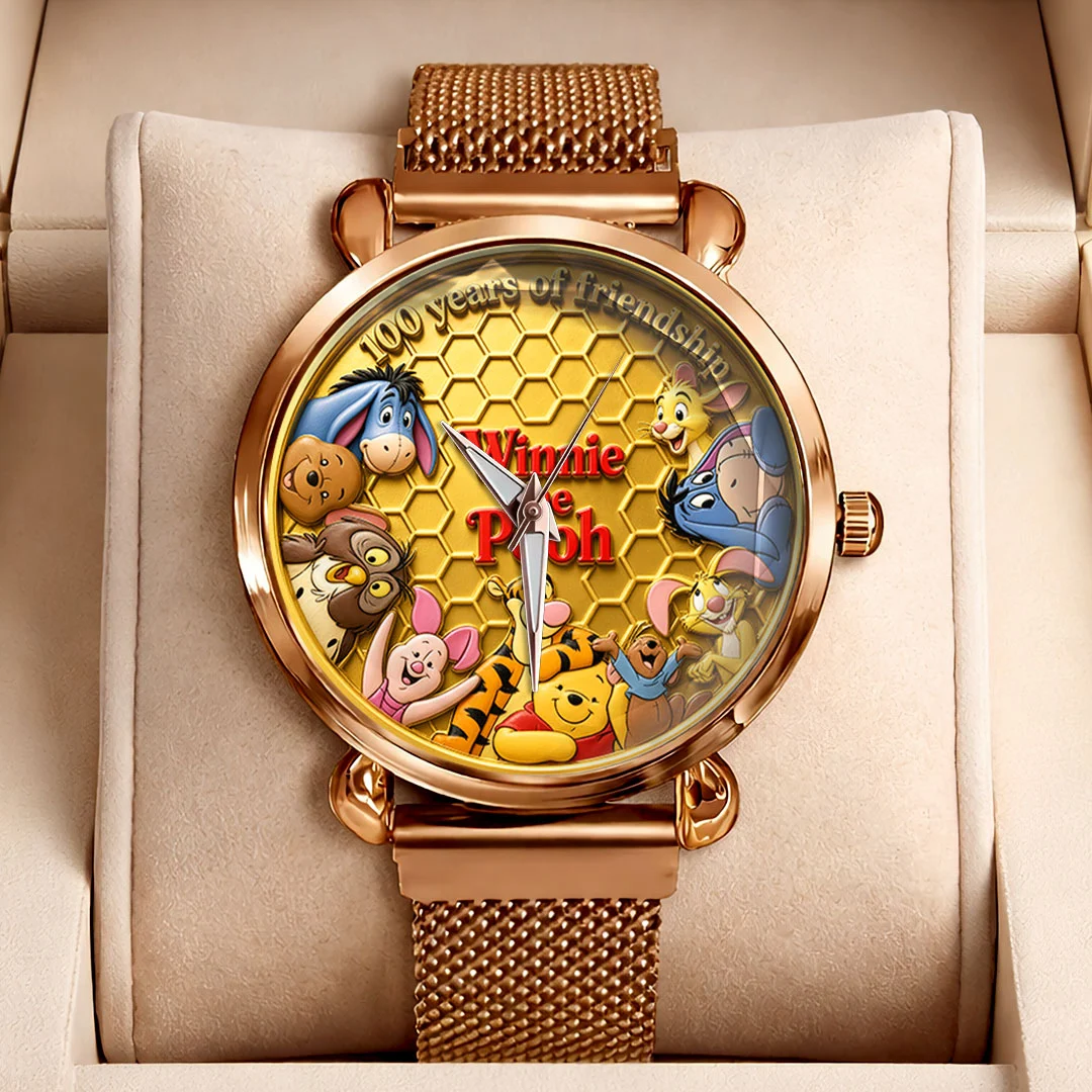Winnie-the-Pooh 100th Anniversary Mesh Strap Quartz Watch - HOATT26809