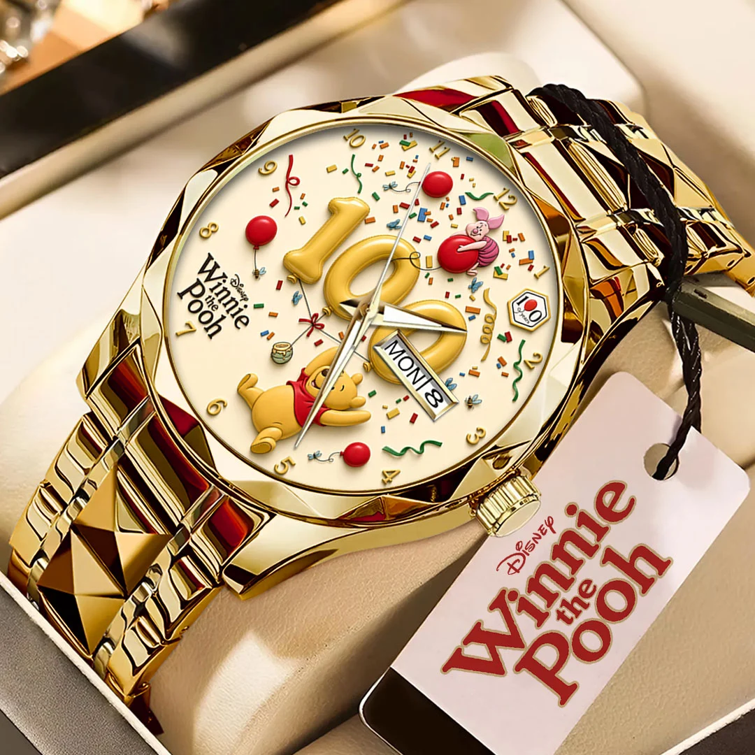 Winnie-the-Pooh Alloy Luxury Quartz Watch - TMTHU10105