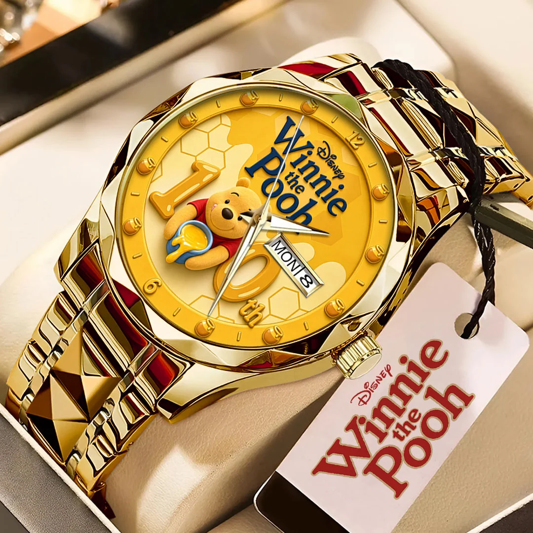 Winnie-the-Pooh Alloy Luxury Quartz Watch - TMTHU10129