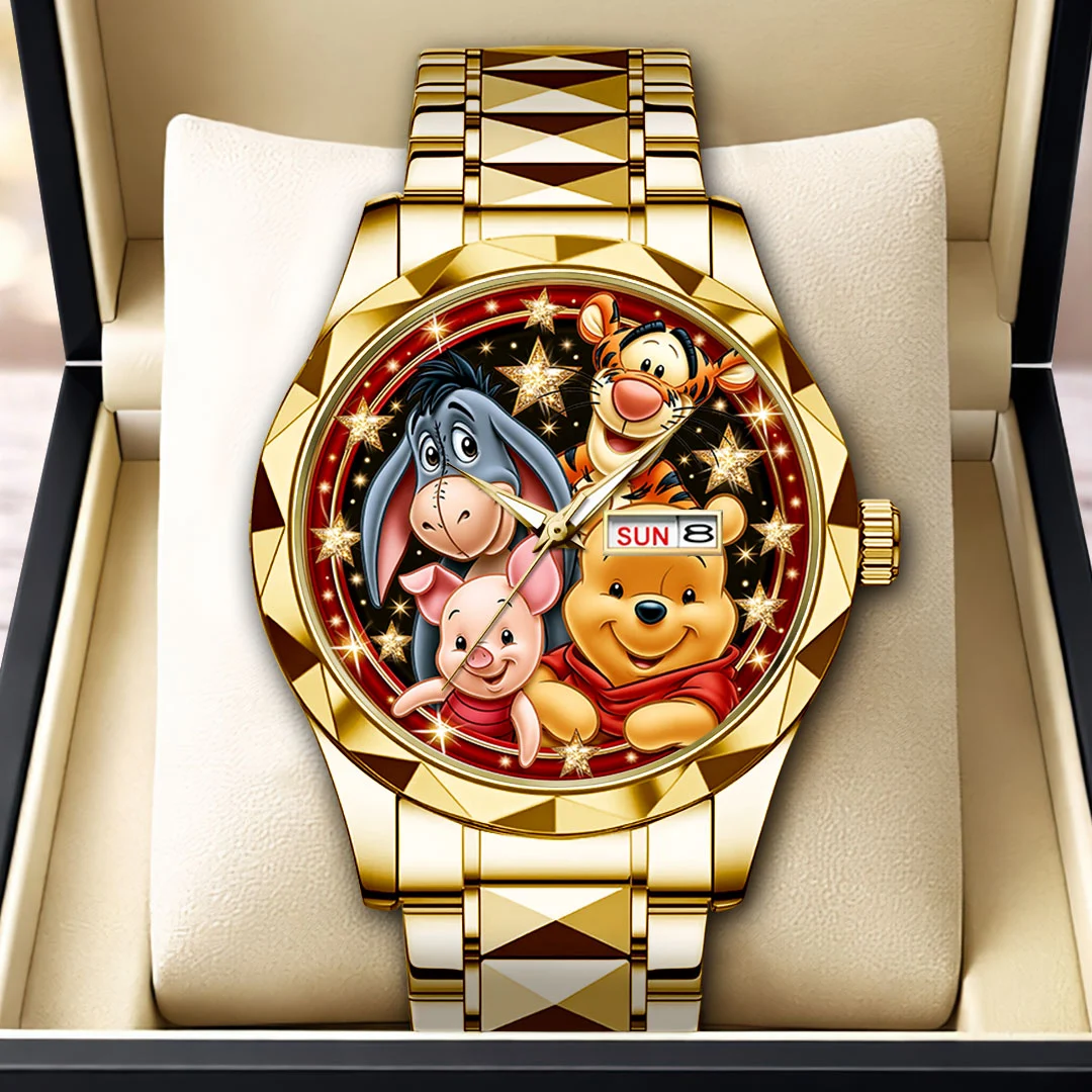 Winnie-the-Pooh Alloy Luxury Quartz Watch - HOATT21572