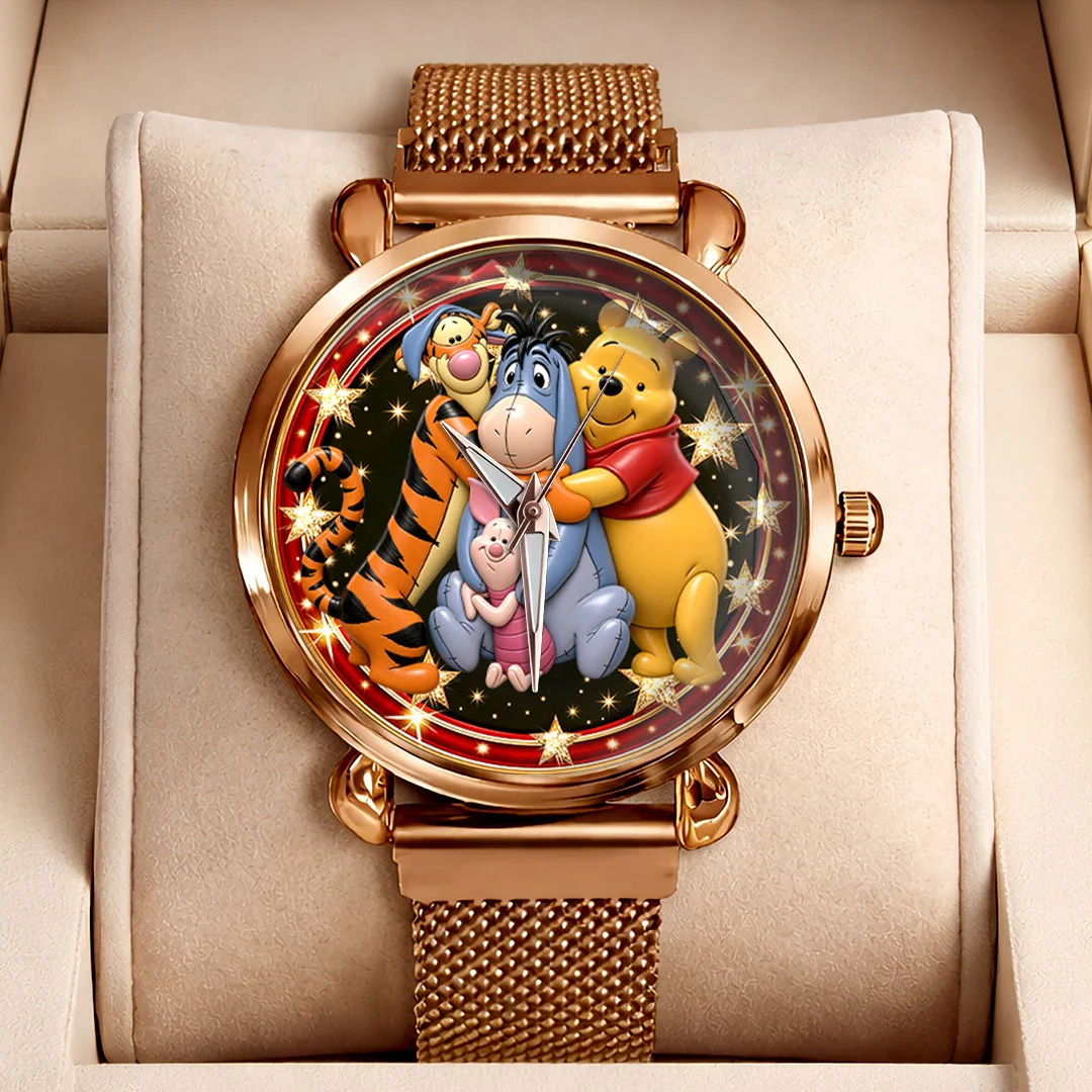 Winnie-the-Pooh Mesh Strap Quartz Watch - HOATT26706