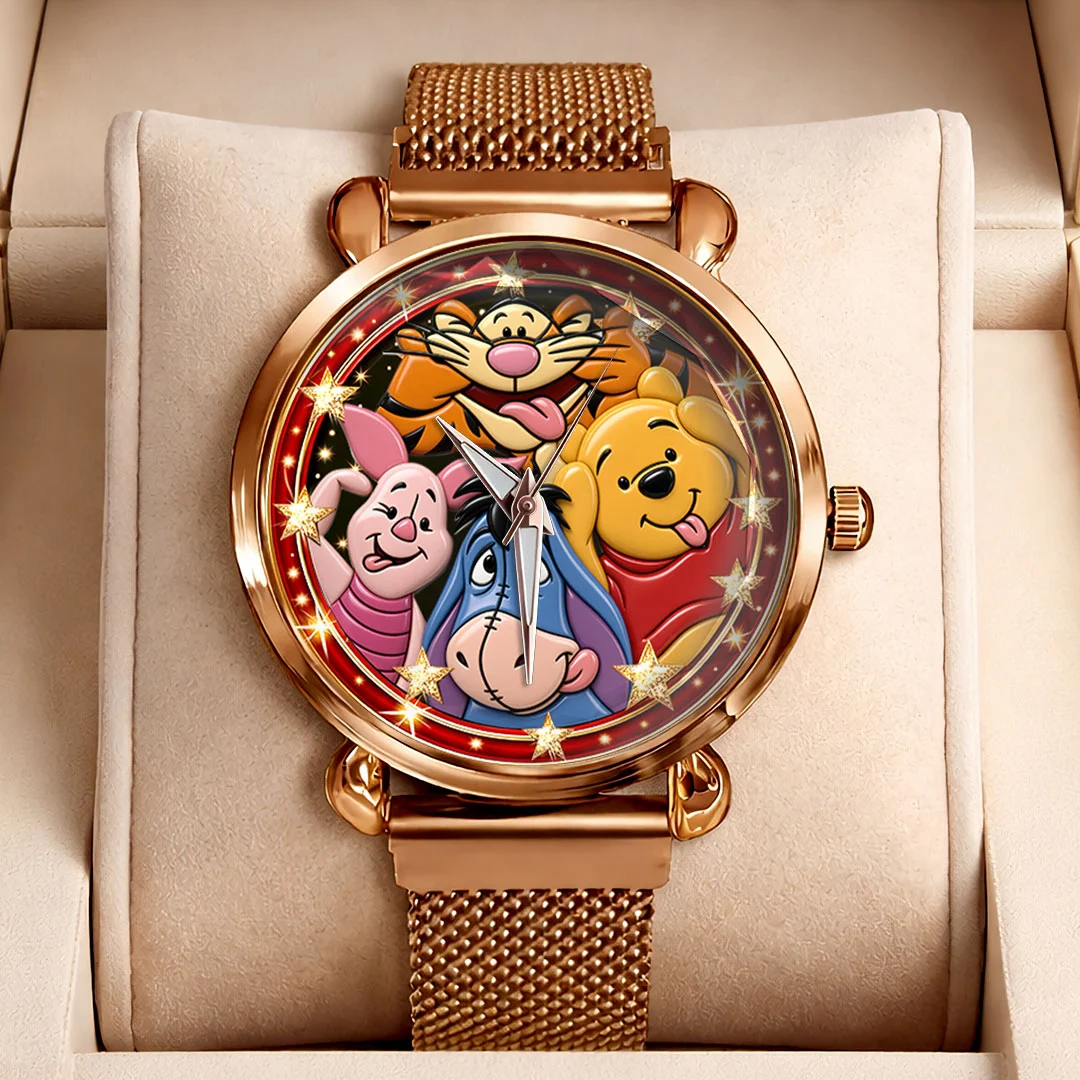Winnie-the-Pooh Mesh Strap Quartz Watch - HOATT26779
