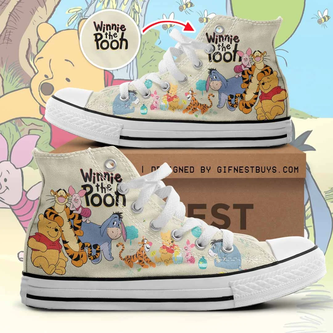 Winnie-the-Pooh High Top Canvas Shoes – HOATT26726