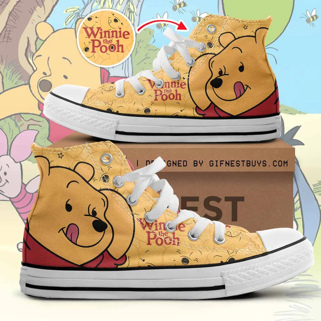 Winnie-the-Pooh High Top Canvas Shoes – HOATT26727